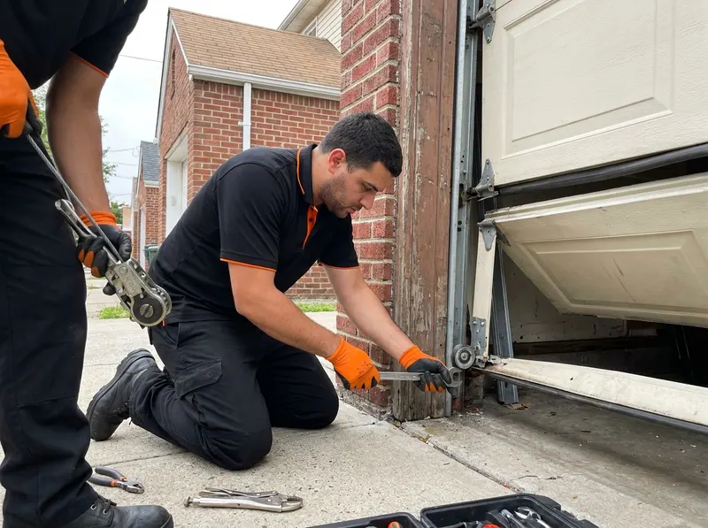 Off-Track Garage Door Repair in Brooklyn, NY